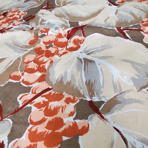 Seagrapes Schumacher Exclusive Screen Print Fabric Vintage Botanical 198" x 28" - Picture 8 of 8